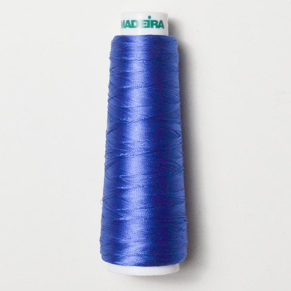 Blue 1076 Madeira Rayon 40 wt. Machine Embroidery Thread - 5000m Spool Default Title