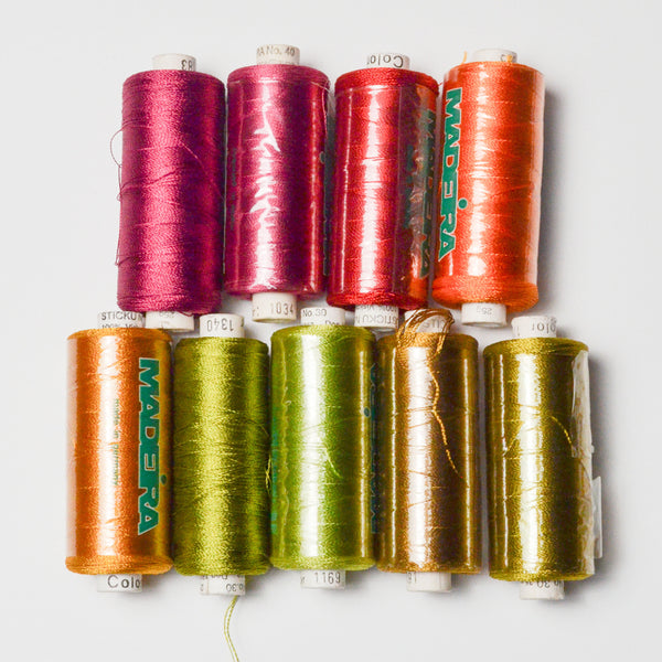 Rayon 40 wt. Machine Embroidery Thread - 9 Spools Default Title