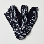 Black + White Dotted Elastic - 3 Yard Piece