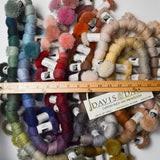 Davis + Davis Wool Yarn Carpet Sample Garland
