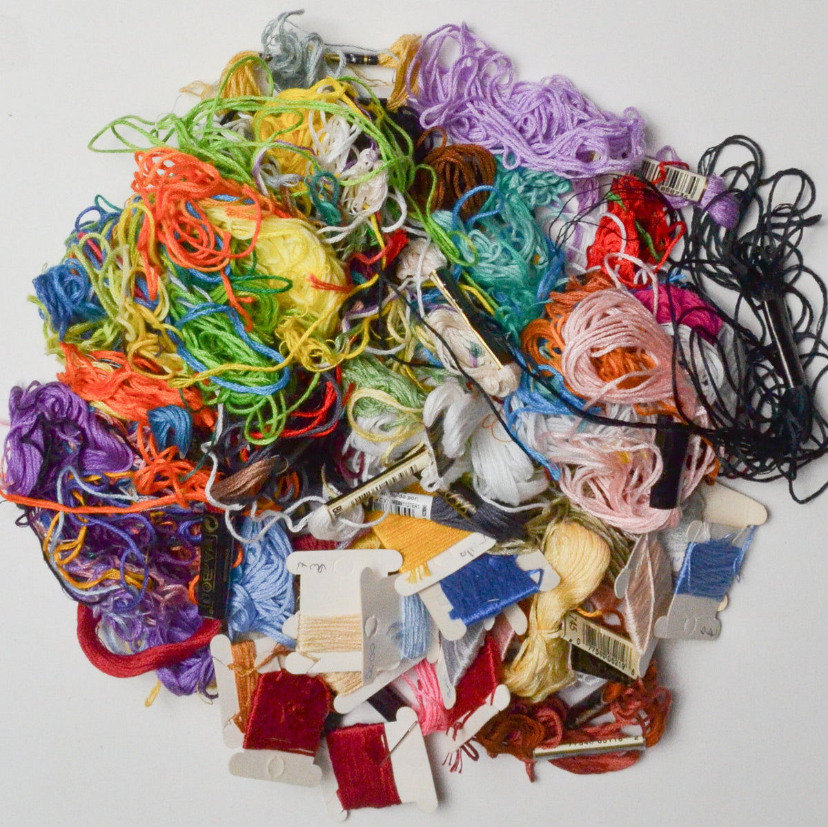 Assorted Embroidery Thread Remnant Bundle – Make & Mend