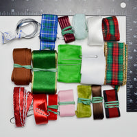 Red + Green Variety of Ribbon Trim Collection