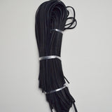 Black Square Leather Cord - Bundle of Approx. 54" Long Cords