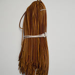 Brown Square Leather Cord - Bundle of Approx. 52" Long Cords