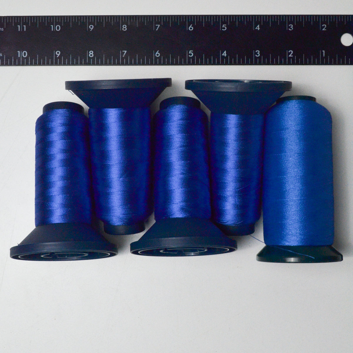 Blue 2220 Robison-Anton Machine Embroidery Thread - 5 Partial Spools ...