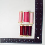 Pink + Red Gutermann Polyester Sewing Thread - 6 Spools