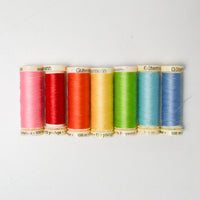 Rainbow Gutermann Polyester Sewing Thread Bundle - 7 Spools