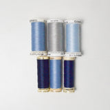 Blue Gutermann Polyester Sewing Thread Bundle - 6 Spools