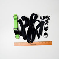 Black + Green Cord + Buckle Bundle