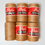 Undyed Brown Lily Jute-Tone Macrame Cord - 6 Spools