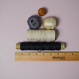 Neutral Cord + Perle Cotton Thread