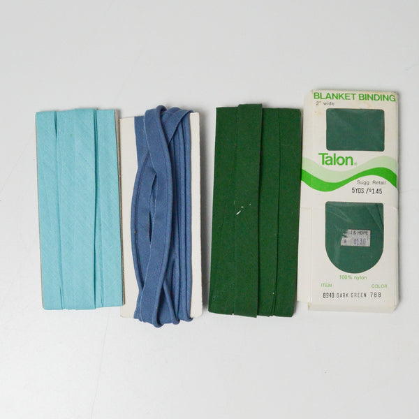 Blue + Green Piping + Binding Bundle