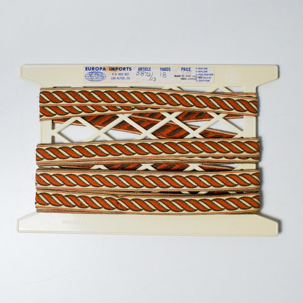 Twisted Rope Pattern Jacquard Woven Fabric Ribbon