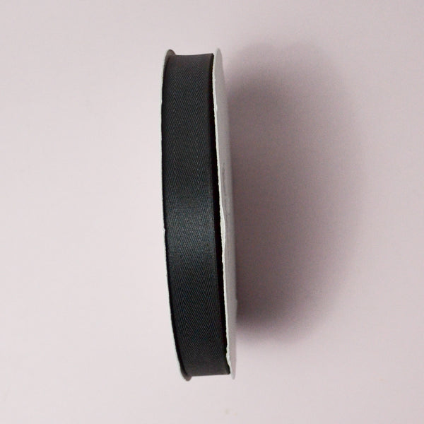 3/4" Black Polyester Twill Tape - 100 Yd. Spool