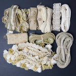 Green, Beige + Gray Passimenterie + Woven Trim Bundle