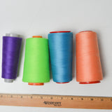 Bright Colorful Thread - 4 Spools