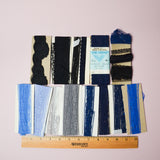 Black + Blue Lace Hem Facing Bundle