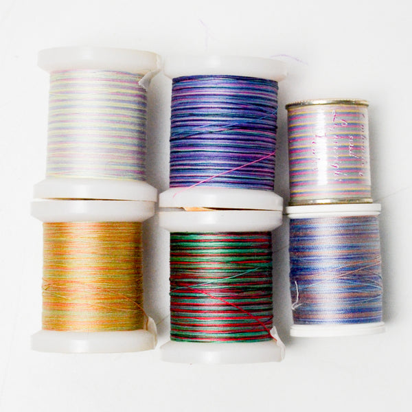 Variegated Machine Quilting + Embroidery Thread Bundle - 6 Spools