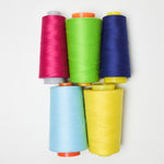 Colorful Polyester Thread - 5 Cones