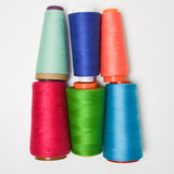 Colorful Polyester Thread - 6 Cones