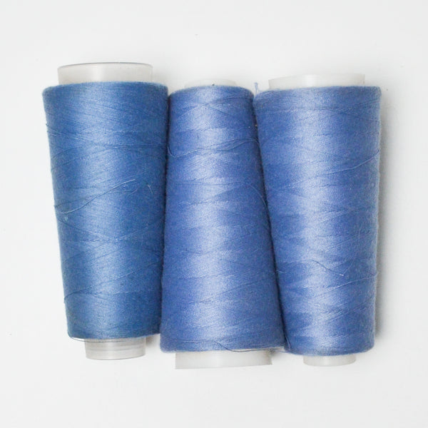 Blue Overlock Thread - 3 Cones