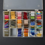 Embroidery Floss in Plastic Compartment Case