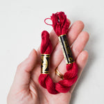 DMC Pearl Cotton Floss 498 Dark Red - 1 Skein