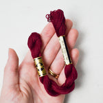 DMC Pearl Cotton Floss 814 Dark Garnet - 1 Skein