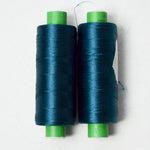 Teal Ackermann Rayon Embroidery Thread - 2 Spools