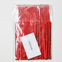 Red Elastic Sequin Trim - 10 Yards