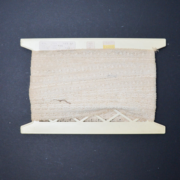 Off-White Cotton Lace Trim
