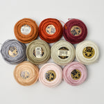 Jewel + Pastel DMC Pearl Cotton Thread Bundle - 10 Spools