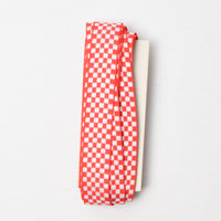 Red + White Checkered Woven Trim