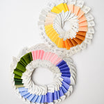 Multicolored Rainbow Gallery Flair Tubular Needlepoint Ribbon Bundle