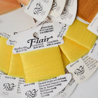 Multicolored Rainbow Gallery Flair Tubular Needlepoint Ribbon Bundle