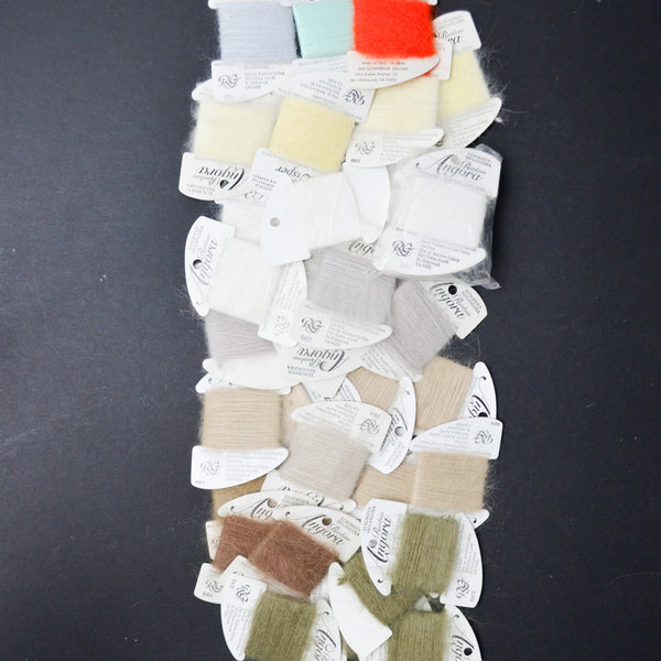 Rainbow Gallery Angora + Assorted Needlepoint Thread Bundle