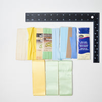 Green, Yellow + Blue Bias Tape + Binding Bundle