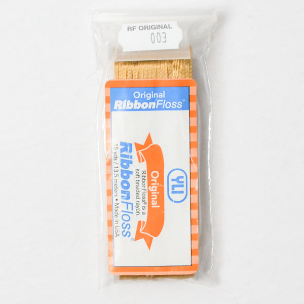 Gold 003 YLI Ribbon Floss Original - 1 Spool