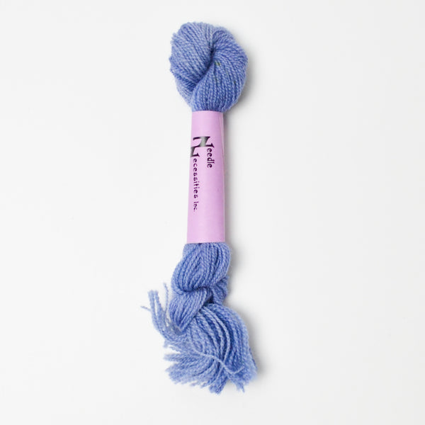 Azure Blue 13 Needle Necessities French Wool Overdyed Thread - 1 Skein