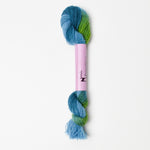 Blue/Green 14 Needle Necessities French Wool Overdyed Thread - 1 Skein