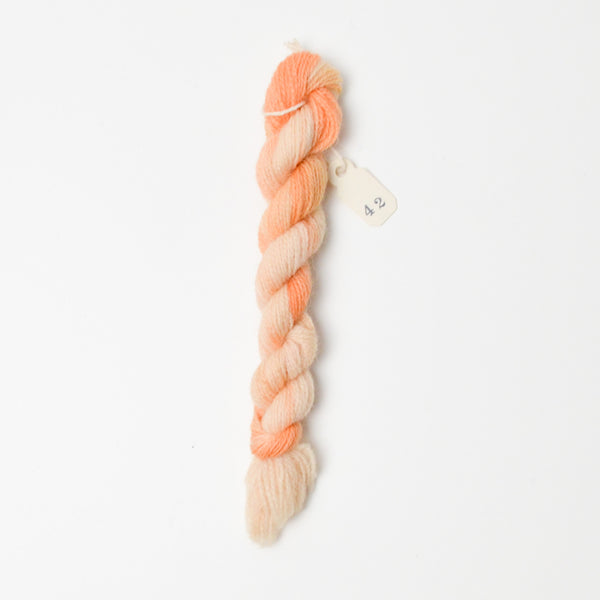 Peach Parfait 42 Needle Necessities French Wool Overdyed Thread - 1 Skein