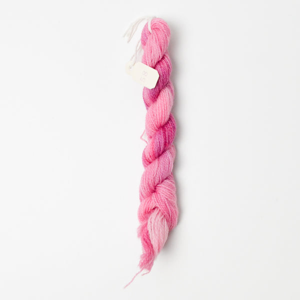 DeGrazia Pink 58 Needle Necessities French Wool Overdyed Thread - 1 Skein