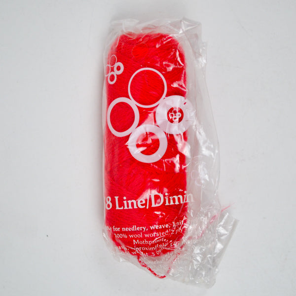 Hoosuc Scarlet #30 Line 88/Dimin Wool Crewel Embroidery Thread - 1 Pull Skein