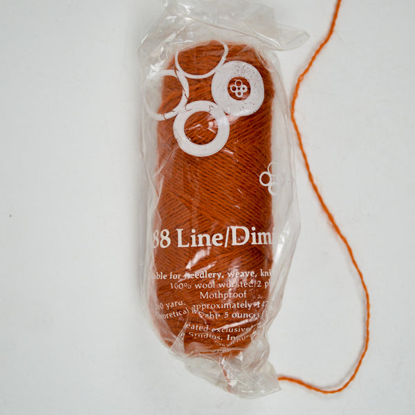 Copper #34 Line 88/Dimin Wool Crewel Embroidery Thread - 1 Pull Skein