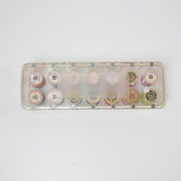 Vintage Tidee-Maid Thread Case with Mercerized Cotton Thread