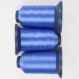 Blue Robison-Anton Rayon Machine Embroidery Thread Dolphin Blue 2529 - 3 Spools