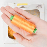 Golden Orange 0805 Madeira Rayon Machine Embroidery Thread - 6 Spools