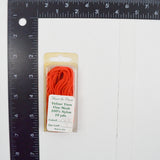 Orange Fleur de Paris #146 Fine Mesh 100% Nylon Velour Yarn - 10 Yards