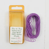 Bright Purple Fleur de Paris #170 Fine Mesh 100% Nylon Velour Yarn - 10 Yards