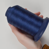 Blue Pro College 2647 Robison-Anton Rayon 40 wt. Machine Embroidery Thread - 5500 Yd Spool